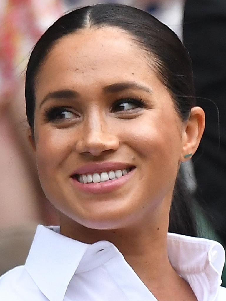 Meghan is living life in the spotlight, as her late mother-in-law did. Picture: AFP