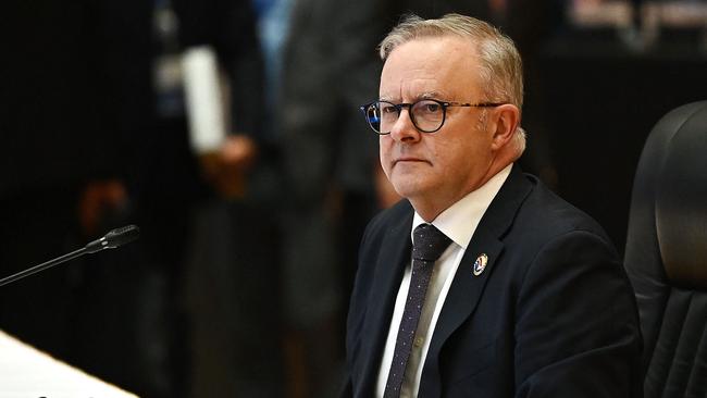 Albanese as Prime Minister misjudged his responsibilities saying the voice referendum was an invitation by the Indigenous peoples to the Australian people. Picture: AFP