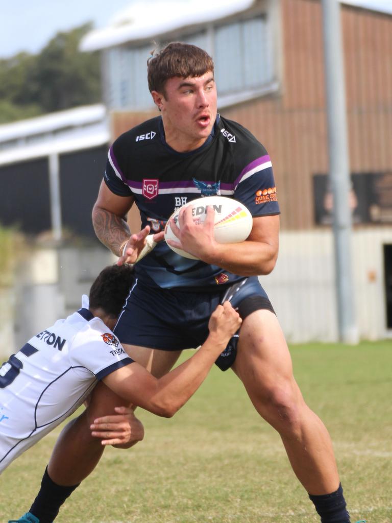 Zac Garton playing for Caloundra SHS in the Langer Trophy. Picture: Nick Tucker.