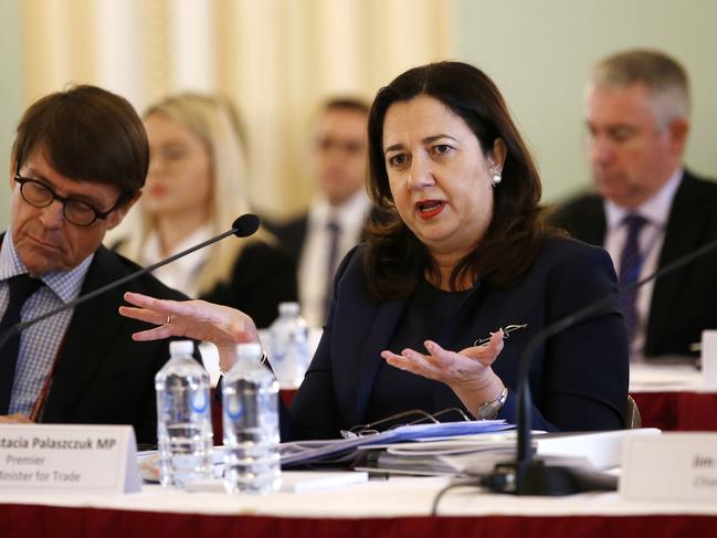 Queensland Premier Annastacia Palaszczuk pictured during Estimates at Parliament House. (Image/Josh Woning)