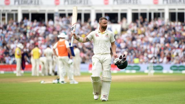 Matthew Wade returned to Test cricket with a second innings ton in victory at Edgbaston.