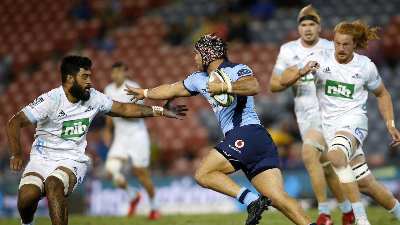 Tepai Moeroa in action for the Waratahs. Picture: AAP/Darren Pateman