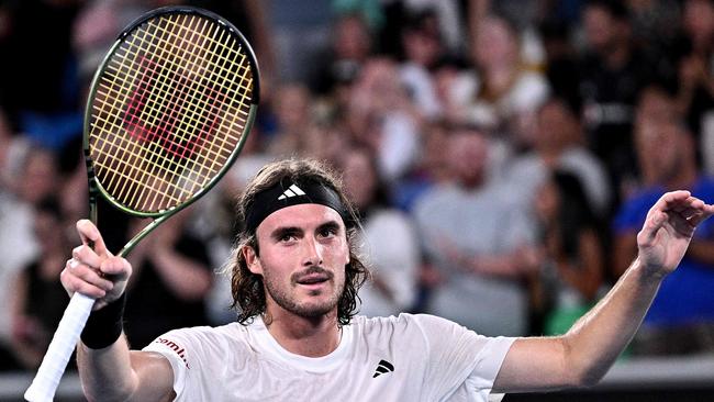 Greece's Stefanos Tsitsipas.