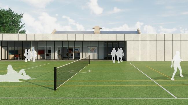 A render of the Ivanhoe Grammar Sports and Aquatic Centre. Picture: Supplied