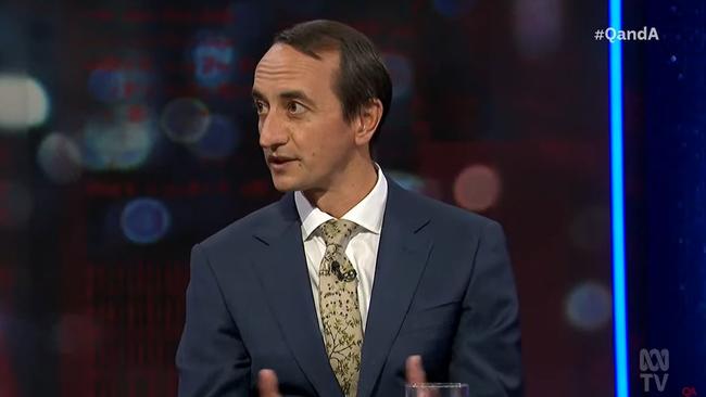 Former Liberal MP and Australian Ambassador to Israel Dave Sharma. Picture: ABC