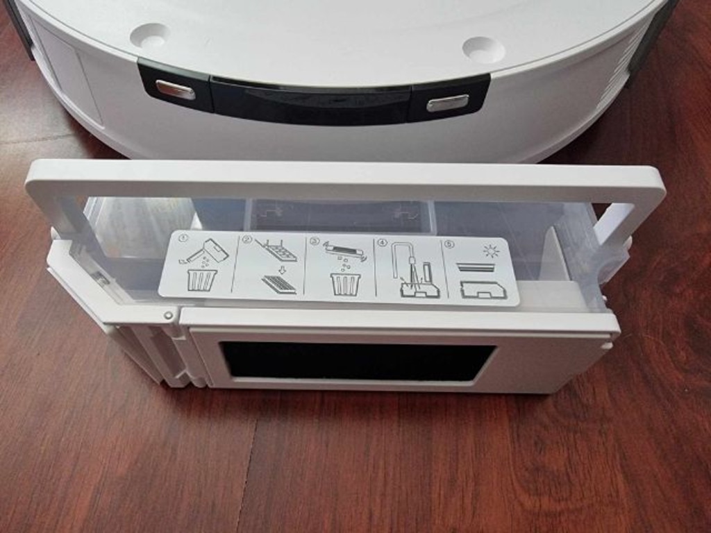 The dustbin is easily removable. Picture: news.com.au/Tahnee-Jae Lopez-Vito.