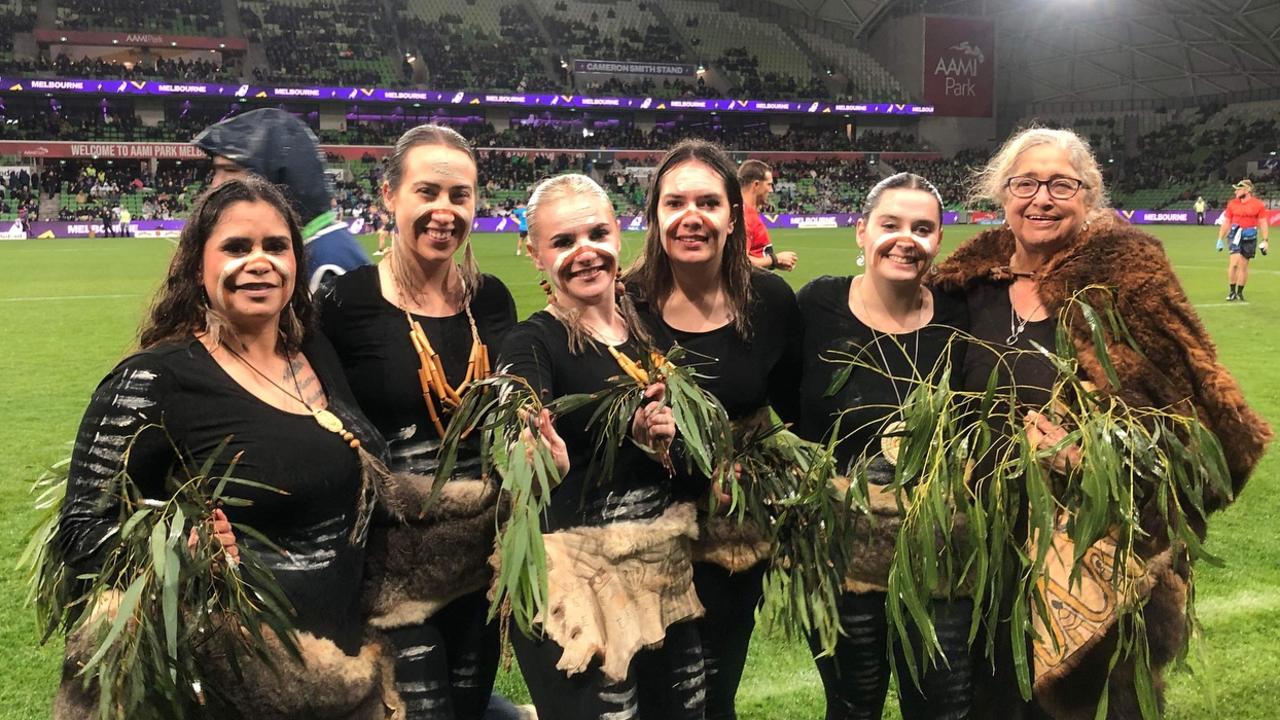 Djirri Djirri at the Melbourne Storm's NAIDOC Game. Image: Instagram