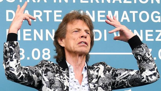 Mick Jagger signed the letter demanding politicians seek permission to use his songs after the Rolling Stones threatened legal action against Donald Trump. Picture: AFP