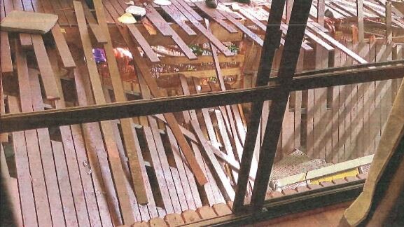 New pictures of the fatal Doncaster East balcony collapse in 2017 have been released at an inquest into the deaths of two Melbourne women.