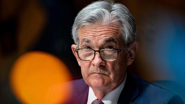 US Federal Reserve Chair Jerome Powell. Picture: Al Drago / POOL / AFP