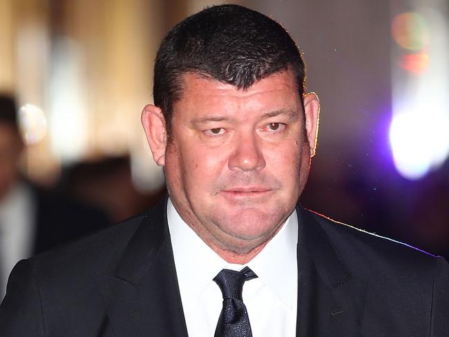 MELBOURNE, AUSTRALIA - OCTOBER 26:  James Packer of Crown Resorts leaves after attending the Crown Resorts annual general meeting on October 26, 2017 in Melbourne, Australia. The AGM comes just a week after Independent MP Andrew Wilkie used parliamentary privilege to accuse Crown of misconduct, including allegations of allege of tampering with gaming machines to increase profits.  (Photo by Scott Barbour/Getty Images)