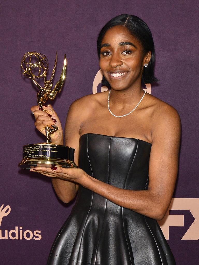 Ayo Edebiri won an Emmy in January for her role in The Bear. Picture: Jerod Harris/Getty Images