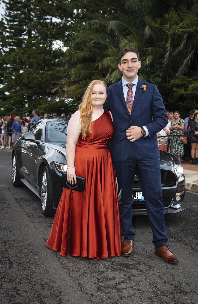 Graduates Zoe Hadley and Josiah Matthy at Toowoomba Christian College formal at Picnic Point, Friday, November 29, 2024. Picture: Kevin Farmer