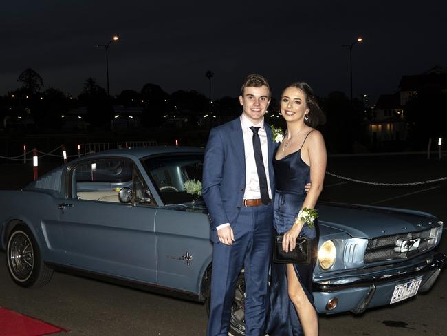 Toowoomba Grammar School senior formal held at Rumours.Sam McCarthy and Elke Frecklington