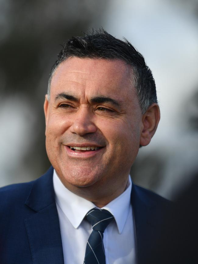 NSW Deputy Premier John Barilaro is facing dissent within his own party as the government’s Climate Change Fund divides MPs. Picture: AAP Image/Mick Tsikas