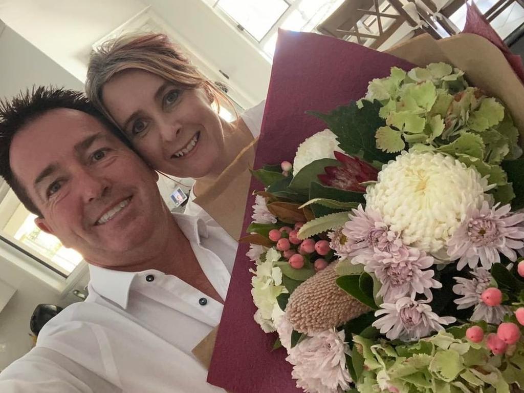 Paul Toole accidentally tagged the wrong name when he was trying to send his wife a Valentine’s message. Picture: Instagram