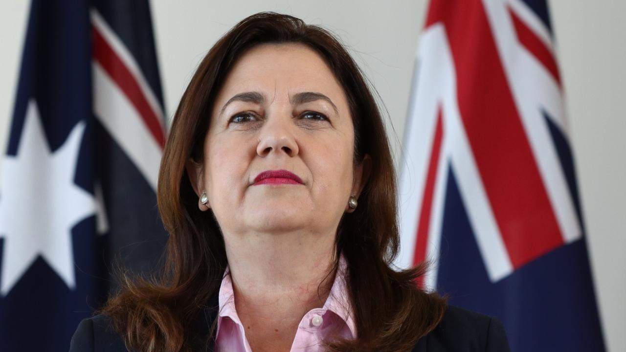 Premier Annastacia Palaszczuk announces voluntary assisted dying legislation will be considered by Queensland Parliament next week. Picture: David Clark