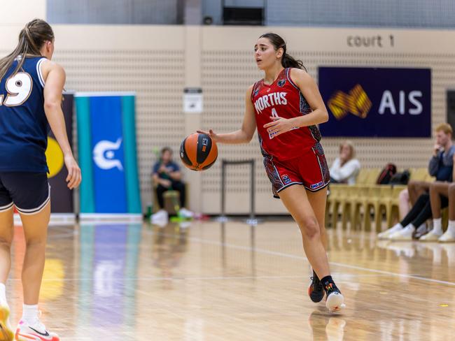 Carla Pitman of the Norths Bears. Picture: Greg Francis/@DiscoveryOne_Photography