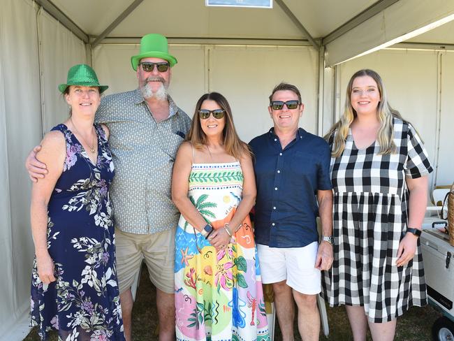 Yarra Valley Cup 2024. Helen Dower, Gary Dower, Sandi McNamara, Steve Hales, Candice Dower. Picture: David Smith