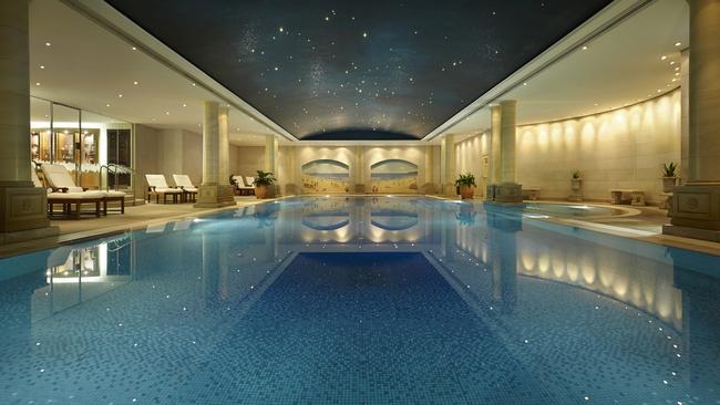 Underground Swimming Pool, The Langham, Sydney. Picture: Langham Hotels