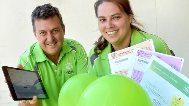 Some of the Census team preparing for Census, Jess Dent and Tony Grubb. Picture: Supplied.