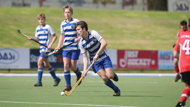 St Peter’s’ Ali Jones controls the ball against Henley. He was key for his side at the finals. Picture: Dean Martin