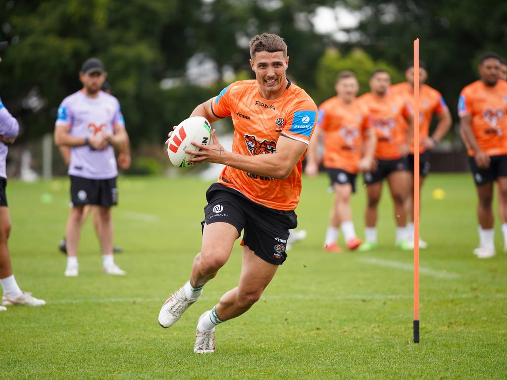 Youngster Tim Johannssen. Picture: Wests Tigers