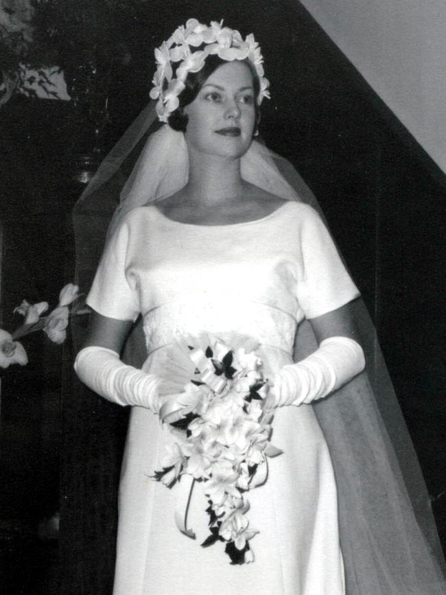 Joy Lamb on her wedding day