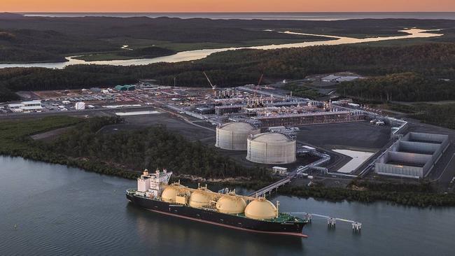 Origin Energy’s Australia-Pacific LNG gas export project in eastern Queensland.