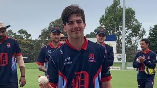 Braden Taeuber took five wickets in his first outing for Dandenong.