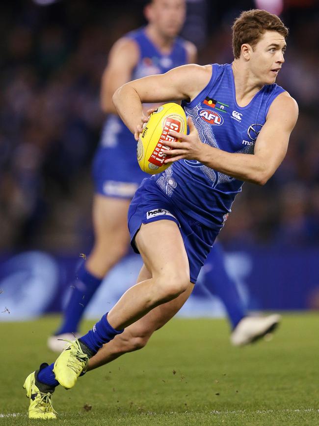 Tom Murphy playing for North Melbourne. Pic: Michael Klein