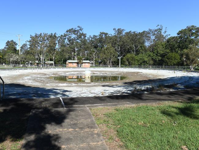 The Lismore Lake Pool is in a state of disrepair after being closed.