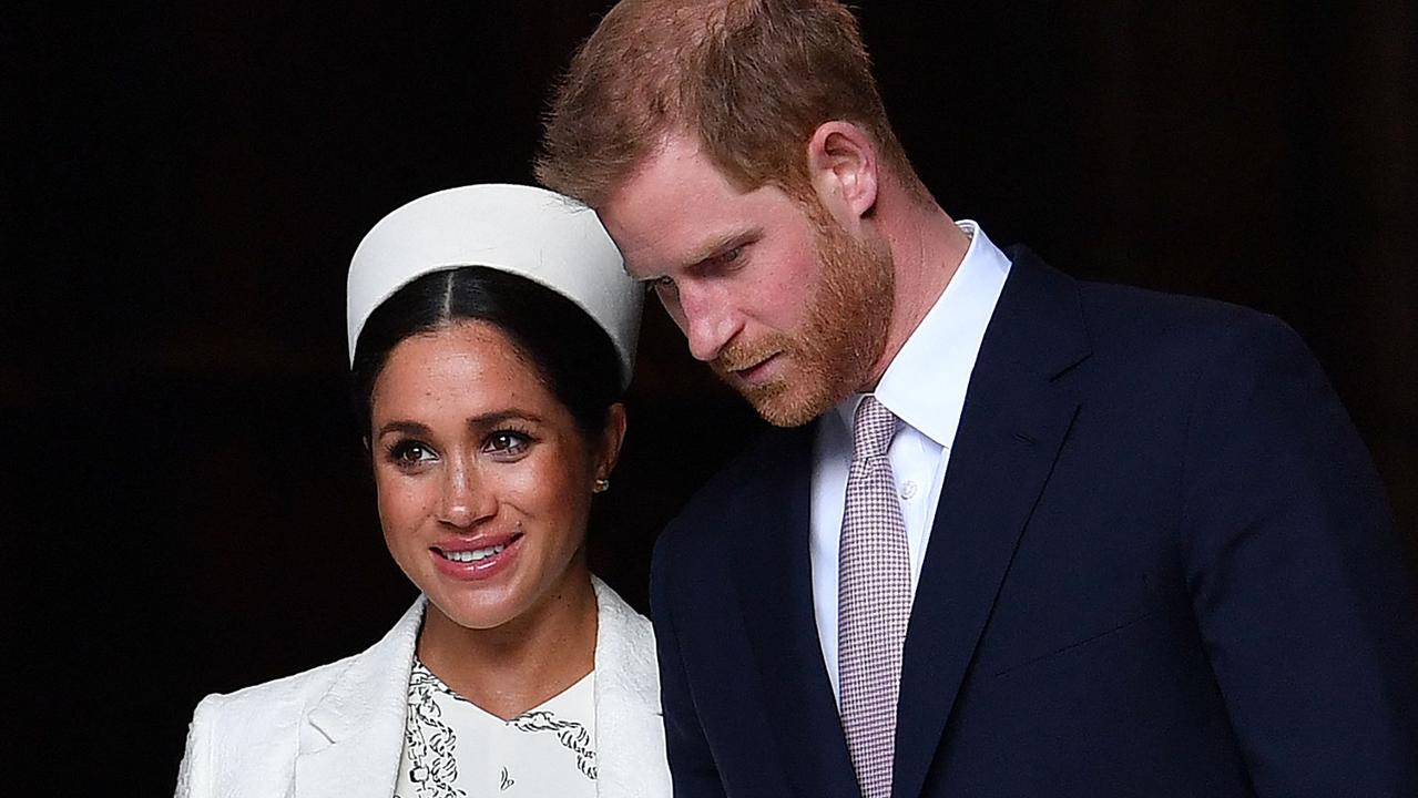 The couple now live in Los Angeles with their son Archie, and a girl on the way. Picture: Ben Stansall / AFP