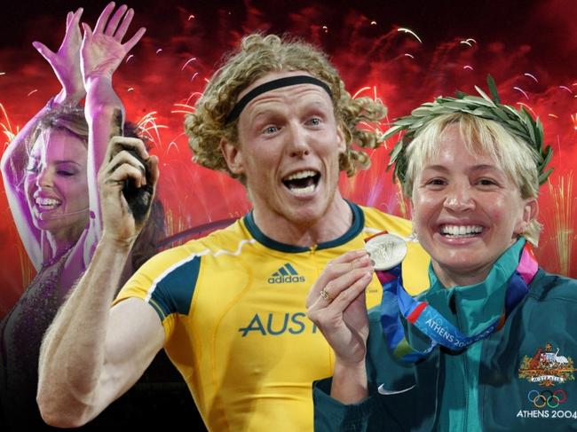 A pair of Aussie gold medallists, an iconic Aussie singer and the greatest Olympic party of all time.