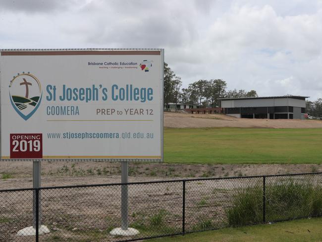 St Joseph’s College under construction at Coomera