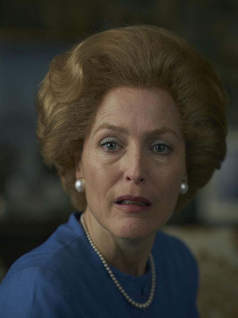 Anderson played Prime Minister Margaret Thatcher in Netflix’s previous royal programming, The Crown. Picture: Supplied