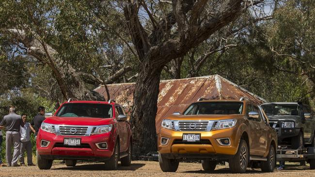 The 2018 Nissan Navara undergoes testing in Australia. Pic: Supplied.