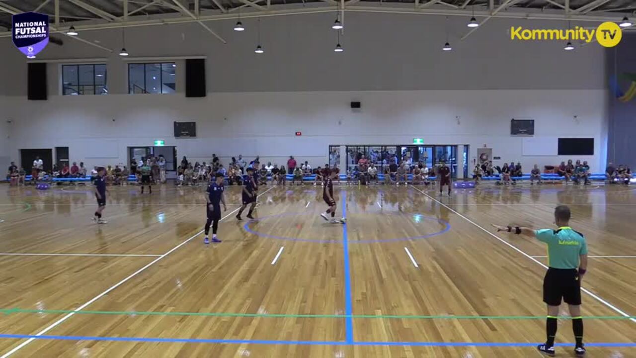 Replay: Football NSW Lightning v Football Queensland Maroon (Youth Men) -  2025 National Futsal Championships Day 1