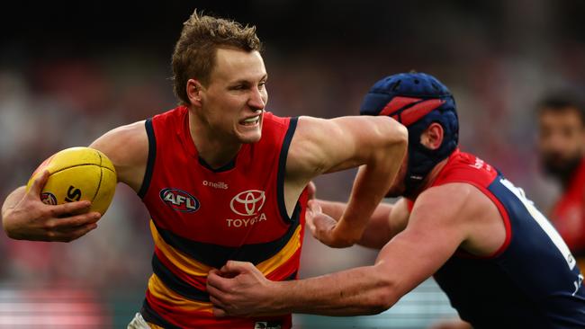 Jordan Dawson had another huge game. Picture: Graham Denholm/AFL Photos via Getty Images