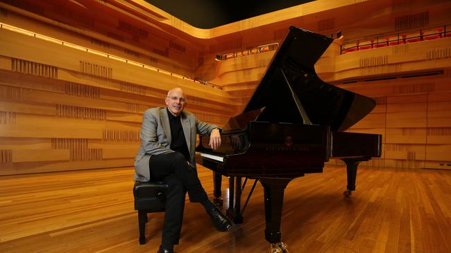 Nigel Westlake is at home when at the piano. Image: Ashley Feder)