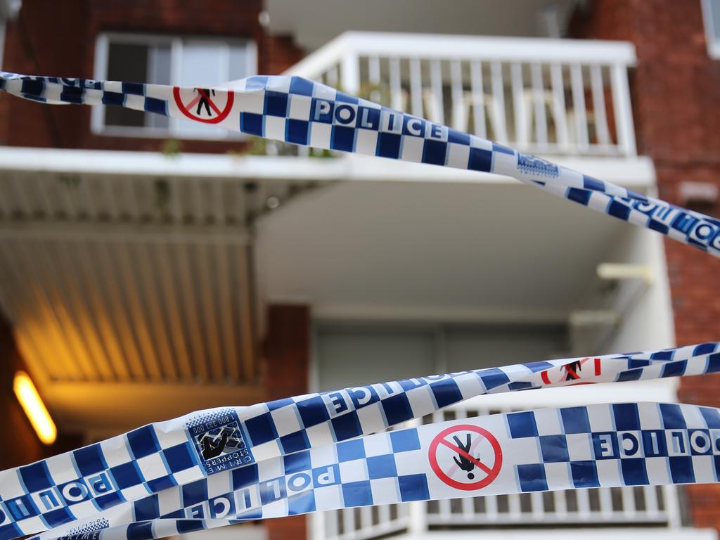 The unit block where Jordan Byrne was allegedly murdered by Milo Wild. Picture: John Grainger.