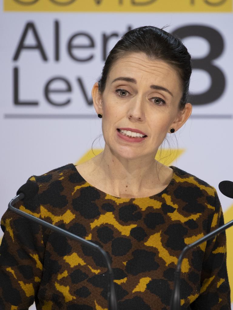 Prime Minister Jacinda Ardern joined Australia’s national cabinet meeting earlier this week to discuss a trans-Tasman travel bubble. Picture: Mark Mitchell/Getty Images.