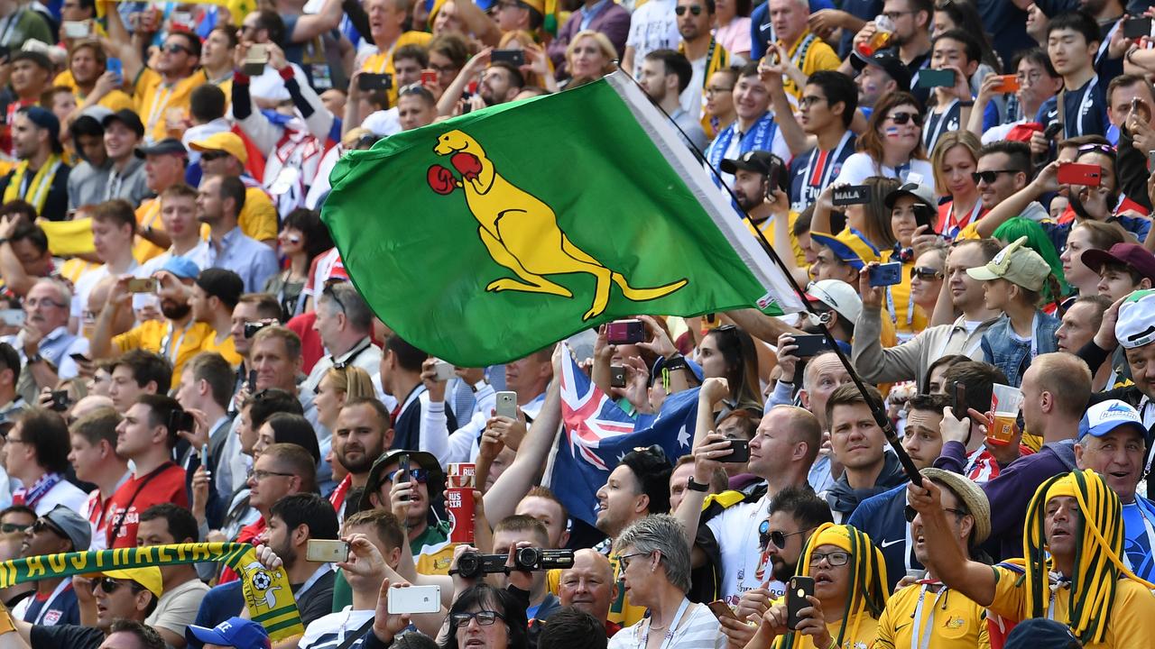 Australian supporters during their FIFA World Cup.