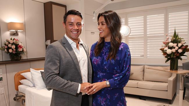 Cronk and Tara Rushton will be hoping for a fitting end to an epic NRL career. Photo: Sam Ruttyn