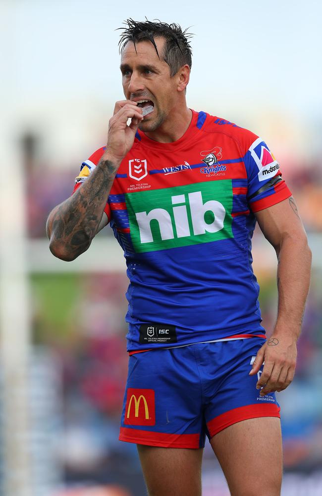 Pearce says his combination with Kalyn Ponga will continue to improve. (Photo by Tony Feder/Getty Images)