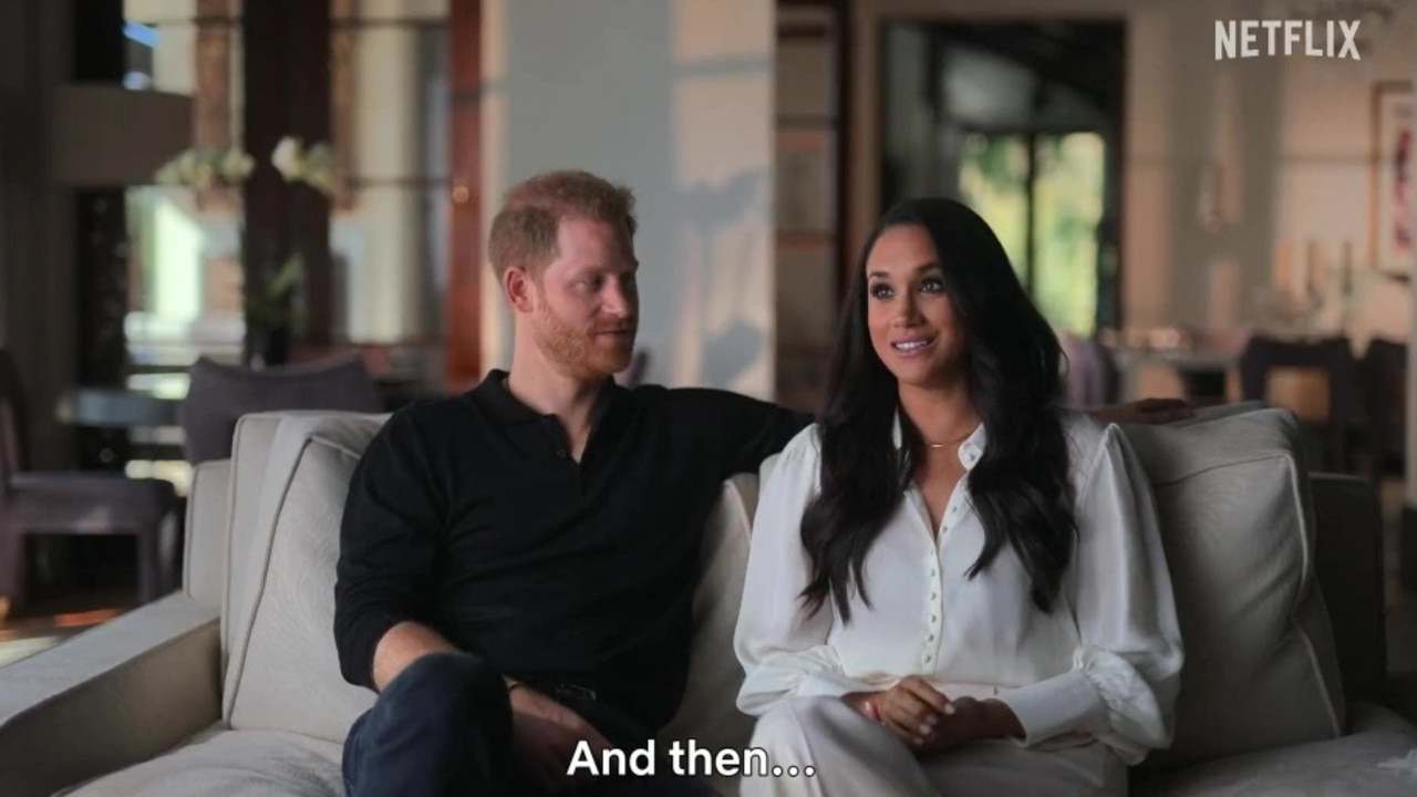 The second trailer for Harry and Meghan’s new Netflix promises ‘the full truth’. Picture: Netflix