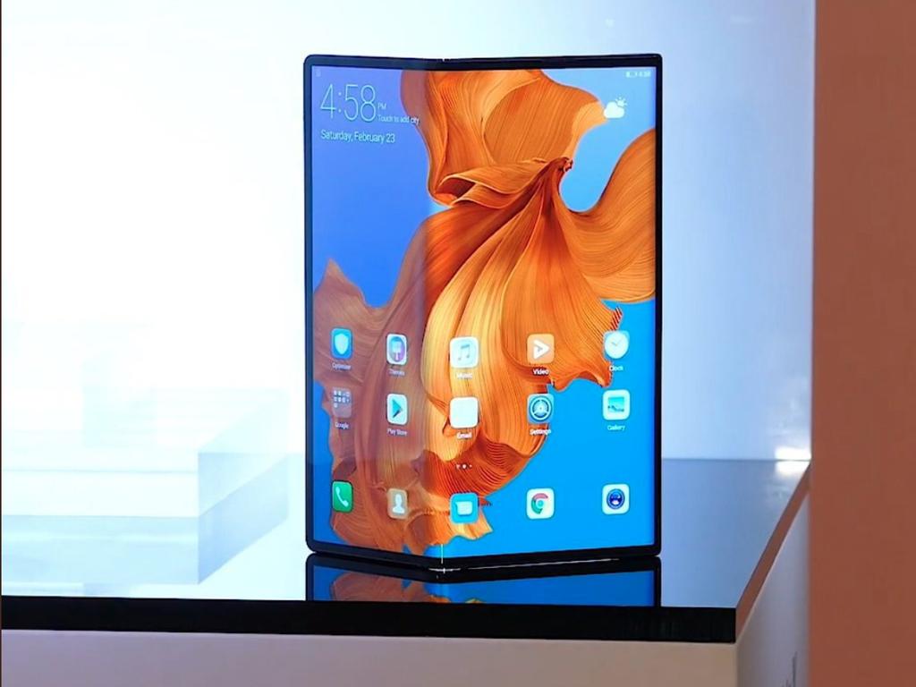 Early pictures of the Huawei Mate X leaked online hours before the event.