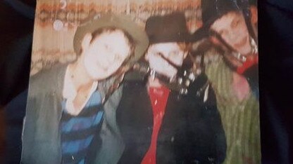 Left: Travis Watson, 10, with his mates Shane Byrant and Peter Franklin dressed as Freddy Krueger for a Blue Light Disco at the Lismore City Hall.