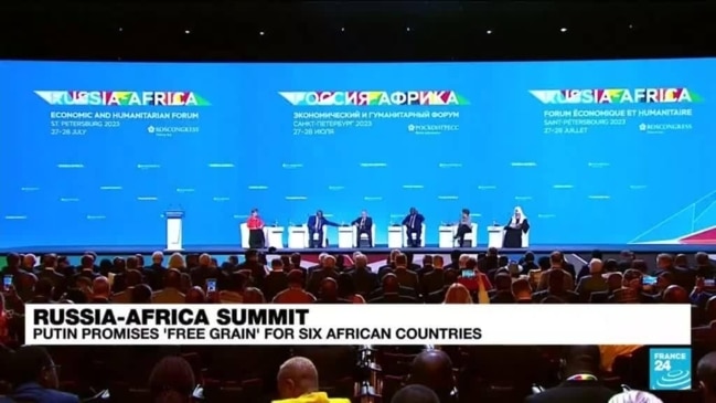 Putin Promises Free Grain For Six African Countries At Summit In Russia ...