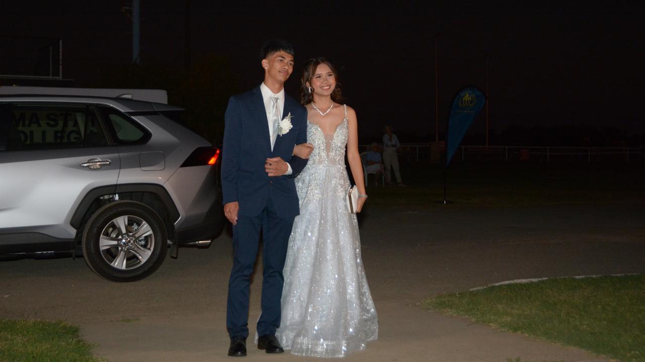 Roma State College formal 2024. Kate Manansala and Jon Abary.